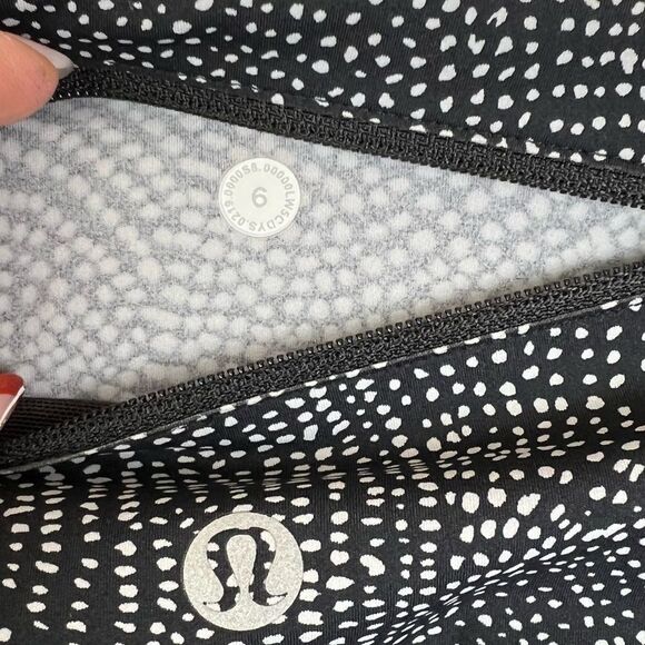 Lululemon Speed Wunder Tight *Asym Free Spirit Ice Grey Black Size 6 - Picture 8 of 11